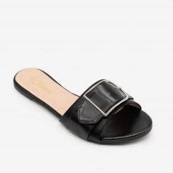 Forever Newest Arrivals Buckled Slip-on Sandals