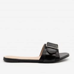 Forever Newest Arrivals Buckled Slip-on Sandals