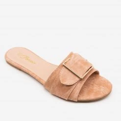Forever Newest Arrivals Buckled Slip-on Sandals