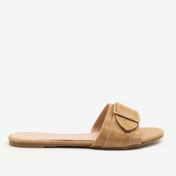 Forever Newest Arrivals Buckled Slip-on Sandals