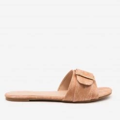 Forever Newest Arrivals Buckled Slip-on Sandals