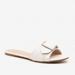 Forever Newest Arrivals Buckled Slip-on Sandals