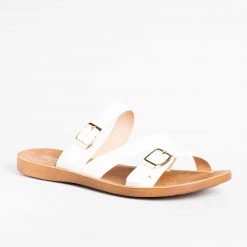 Forever Buckled Slip-On Sandals 9 Forever Buckled Slip-On Sandals