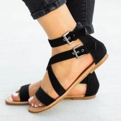Top Moda Buckled Strappy Fashion Sandals Newest Arrivals