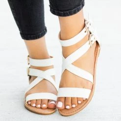Top Moda Buckled Strappy Fashion Sandals Newest Arrivals