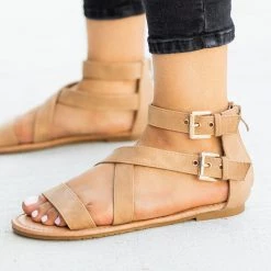 Top Moda Buckled Strappy Fashion Sandals Newest Arrivals