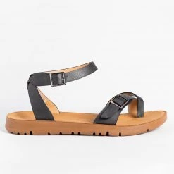 Forever Buckled Toe-Hold Sandals