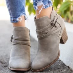Soda Shoes Buckled Wraparound Fashion Booties Newest Arrivals