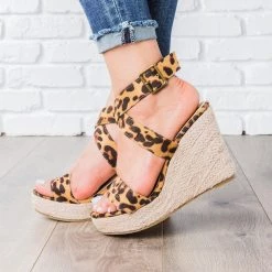 Beast Shoes Newest Arrivals Buena Strappy Espadrille Wedges