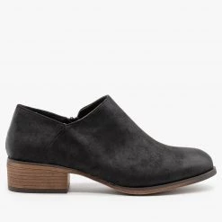 Mata Burnished Toe Low Ankle Booties Newest Arrivals