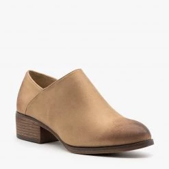 Mata Burnished Toe Low Ankle Booties Newest Arrivals