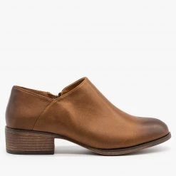 Mata Burnished Toe Low Ankle Booties Newest Arrivals