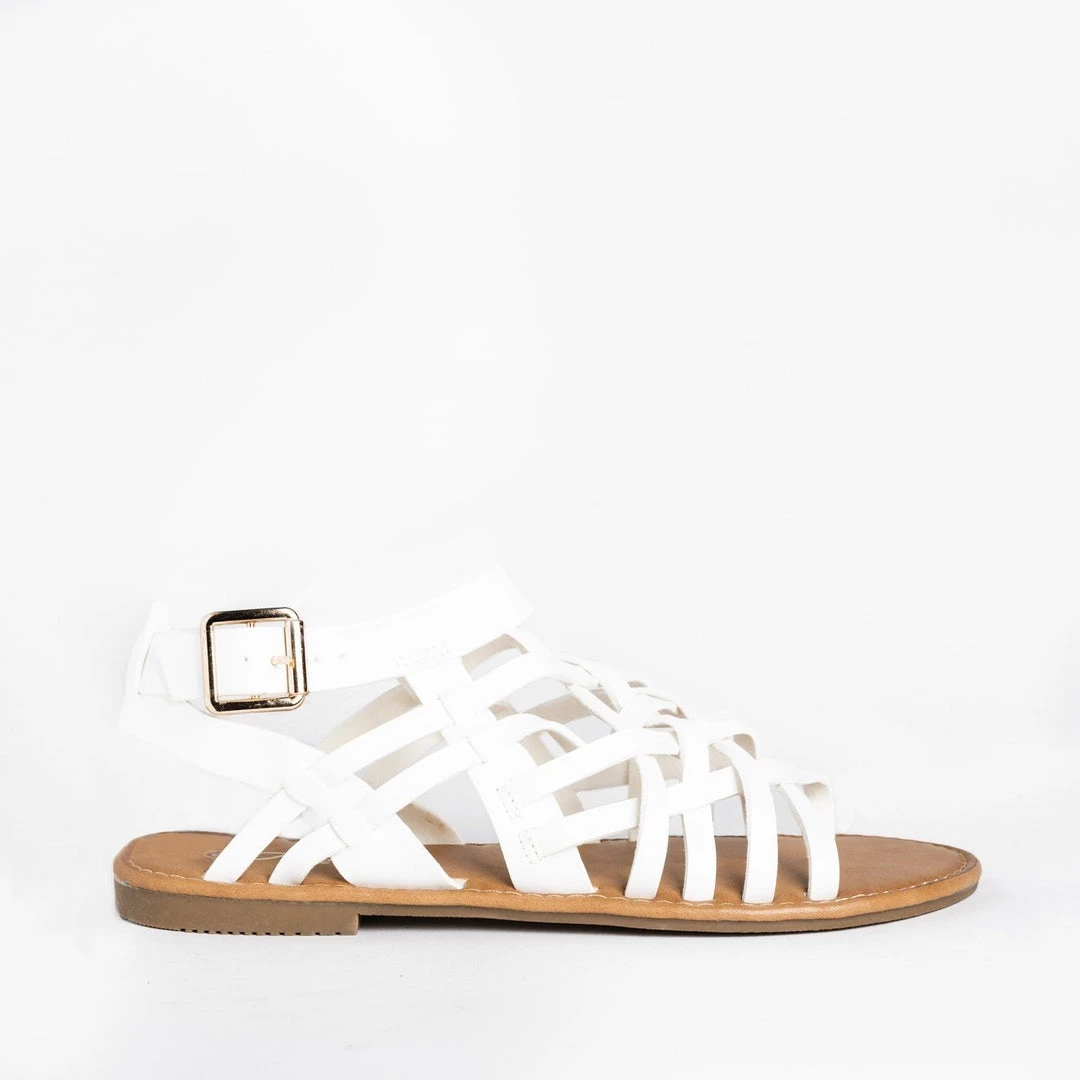 Forever Caged Ankle Strap Woven Sandals Newest Arrivals 6 Forever Caged Ankle Strap Woven Sandals Newest Arrivals