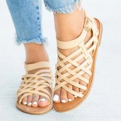 Forever Caged Ankle Strap Woven Sandals Newest Arrivals 19 Forever Caged Ankle Strap Woven Sandals Newest Arrivals