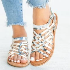 Forever Caged Ankle Strap Woven Sandals Newest Arrivals 22 Forever Caged Ankle Strap Woven Sandals Newest Arrivals