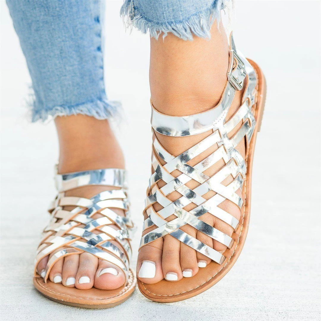 Forever Caged Ankle Strap Woven Sandals Newest Arrivals 10 Forever Caged Ankle Strap Woven Sandals Newest Arrivals