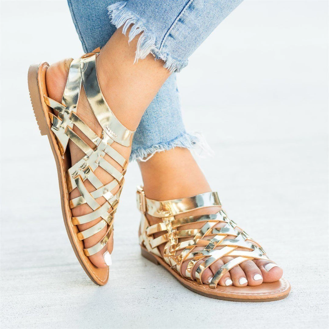 Forever Caged Ankle Strap Woven Sandals Newest Arrivals 9 Forever Caged Ankle Strap Woven Sandals Newest Arrivals