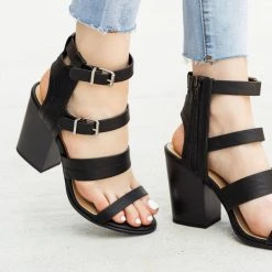 Soda Shoes Caged Buckled Fashionista Heels Newest Arrivals 15 Soda Shoes Caged Buckled Fashionista Heels Newest Arrivals