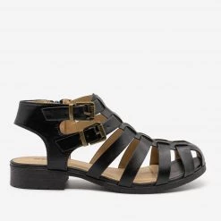 Soda Shoes Newest Arrivals Caged Buckled Sandals