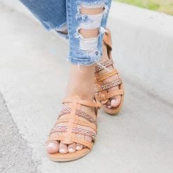 Refresh Newest Arrivals Caged Festival Sandals