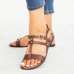Modern Rebel Caged Genuine Leather Sandals Newest Arrivals