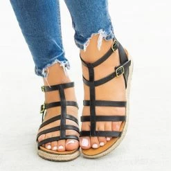 Soda Shoes Caged Gladiator Espadrille Fashion Sandals 7 Soda Shoes Caged Gladiator Espadrille Fashion Sandals