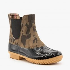 Nature Breeze Camouflage Slip On Duck Boots Newest Arrivals