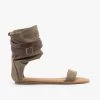Bamboo Shoes Canvas Ankle Band Buckle Gladiator Sandals