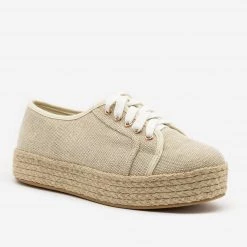 Bamboo Shoes Newest Arrivals Canvas Espadrille Platform Sneakers