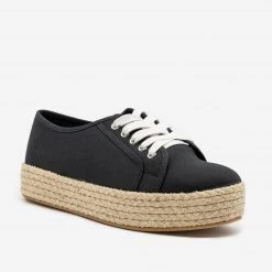 Bamboo Shoes Newest Arrivals Canvas Espadrille Platform Sneakers
