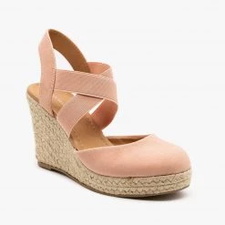 City Classified Shoes Canvas Espadrille Sandal Wedges Newest Arrivals