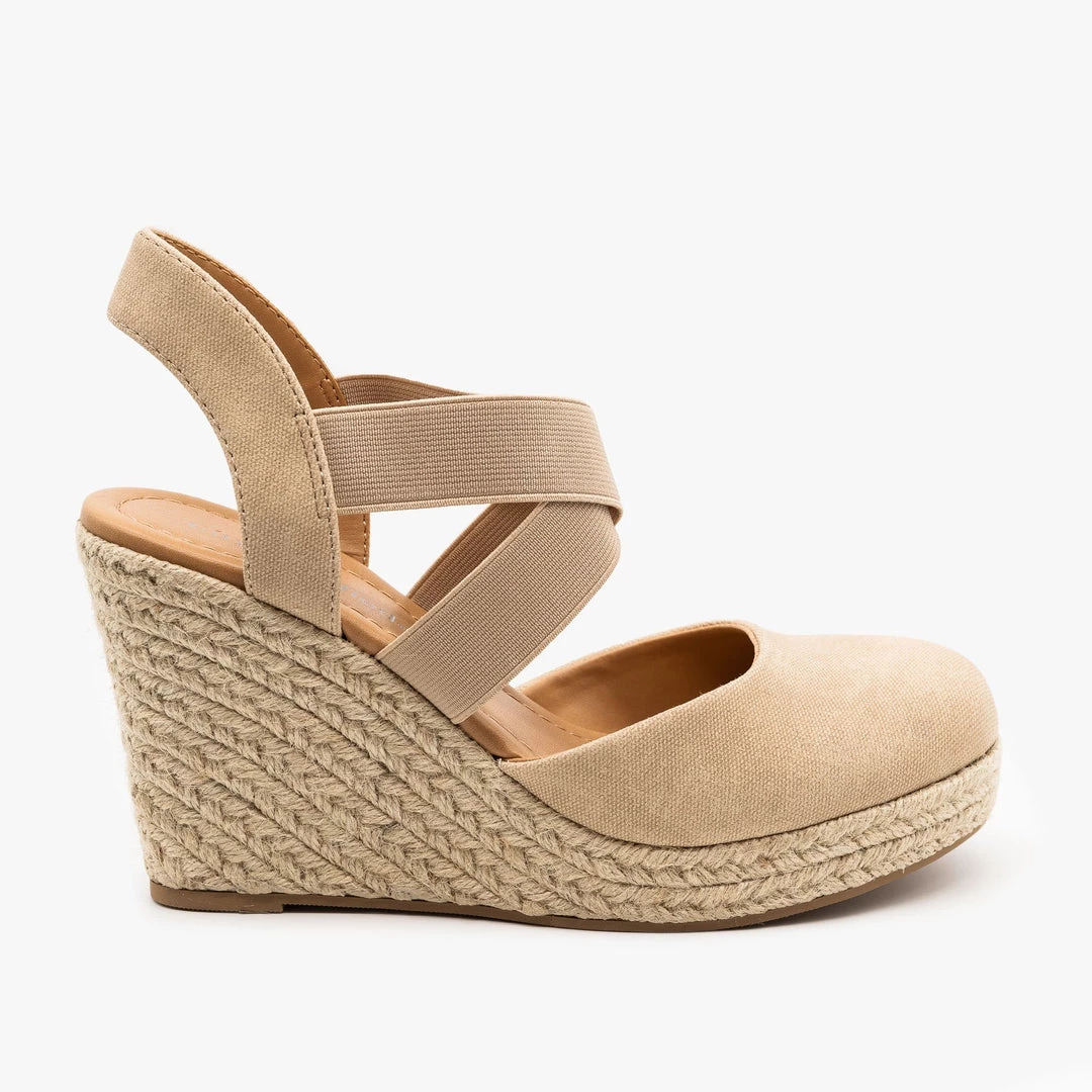 City Classified Shoes Canvas Espadrille Sandal Wedges Newest Arrivals 7 City Classified Shoes Canvas Espadrille Sandal Wedges Newest Arrivals