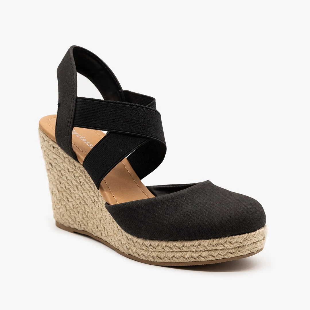 City Classified Shoes Canvas Espadrille Sandal Wedges Newest Arrivals 5 City Classified Shoes Canvas Espadrille Sandal Wedges Newest Arrivals