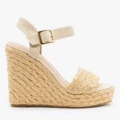 Mata Canvas Espadrille Sandal Wedges