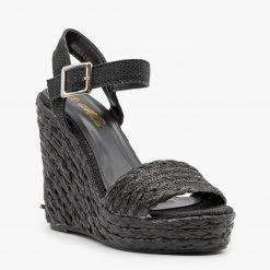 Mata Canvas Espadrille Sandal Wedges
