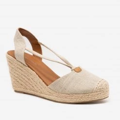 City Classified Shoes Newest Arrivals Cap Toe Espadrille Wedges