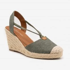 City Classified Shoes Newest Arrivals Cap Toe Espadrille Wedges