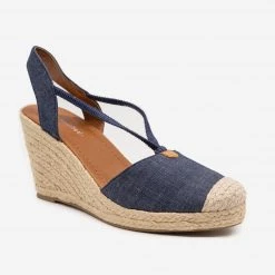 City Classified Shoes Newest Arrivals Cap Toe Espadrille Wedges