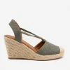 City Classified Shoes Newest Arrivals Cap Toe Espadrille Wedges