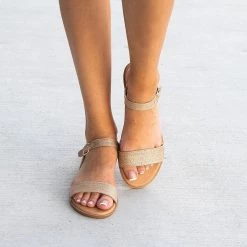 Weeboo Casey Woven Textured Sandals Newest Arrivals