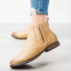 Mata Casual Side Slit Booties Newest Arrivals