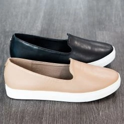 La Sheelah Shoes Newest Arrivals Casual Smooth Slip-On Sneakers