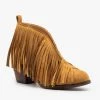 Mata Center Cut Fringe Booties FINAL SALE Newest Arrivals