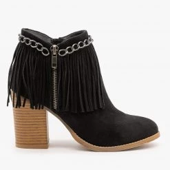 Mata Newest Arrivals Chain And Fringed Capped Booties FINAL SALE 15 Mata Newest Arrivals Chain And Fringed Capped Booties FINAL SALE