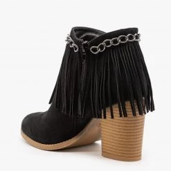 Mata Newest Arrivals Chain And Fringed Capped Booties FINAL SALE 16 Mata Newest Arrivals Chain And Fringed Capped Booties FINAL SALE