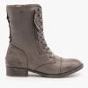 Unbranded/Generic Newest Arrivals Charcoal Gray Combat Boots