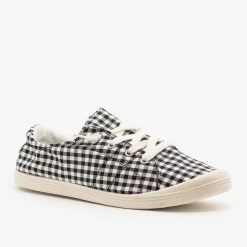Forever Checkered Canvas Fashion Sneakers Newest Arrivals
