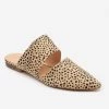 Mata Cheetah Print Cut Out Mules