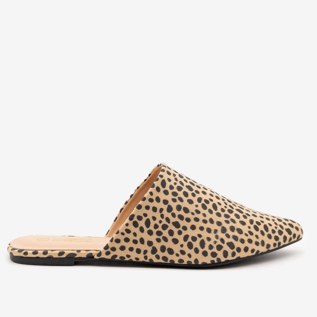 Mata Cheetah Print Pointed Toe Mules Newest Arrivals 2 Mata Cheetah Print Pointed Toe Mules Newest Arrivals