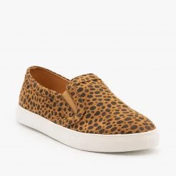 Mata Newest Arrivals Cheetah Print Slip On Sneakers